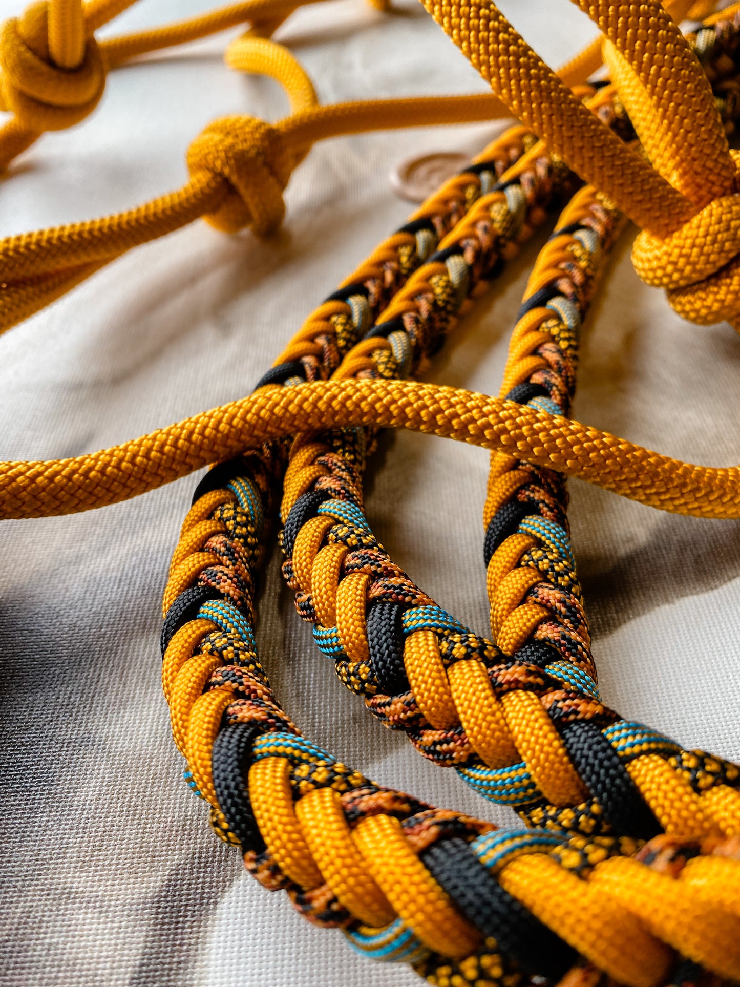 LUXE Buttersilk Halter-Goldenrod