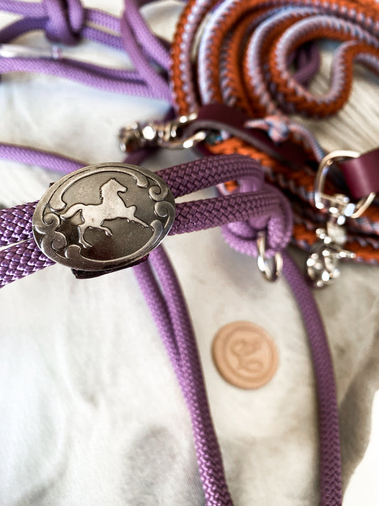 LUXE Buttersilk BITLESS Halter-Mauve