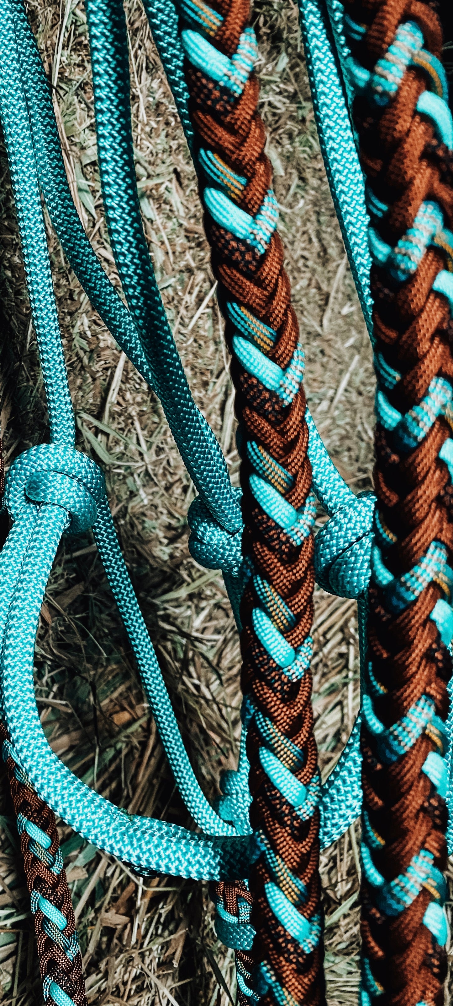 LUXE Buttersilk Halter-Teal/Turquoise