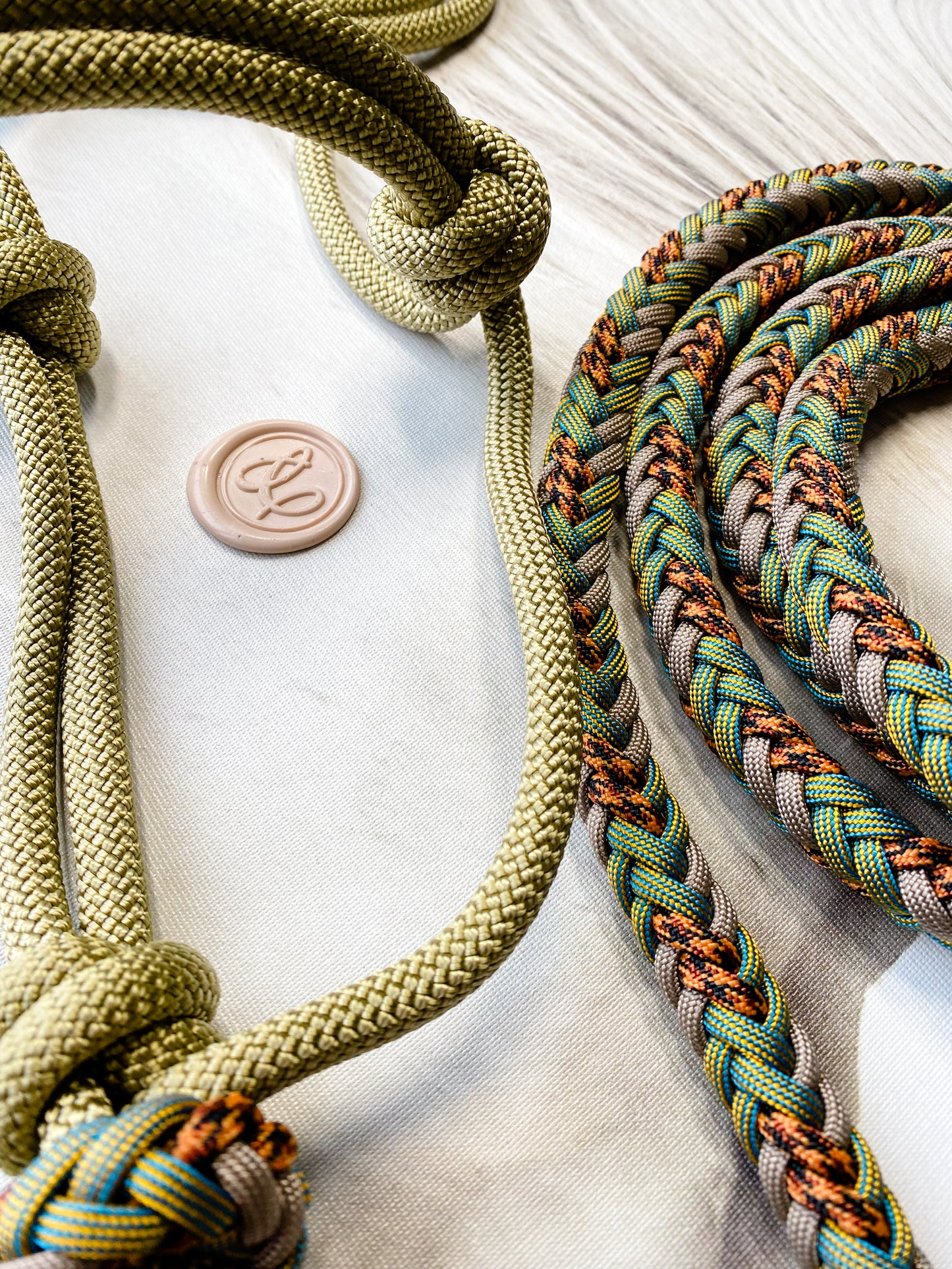 LUXE Buttersilk Halter-Moss