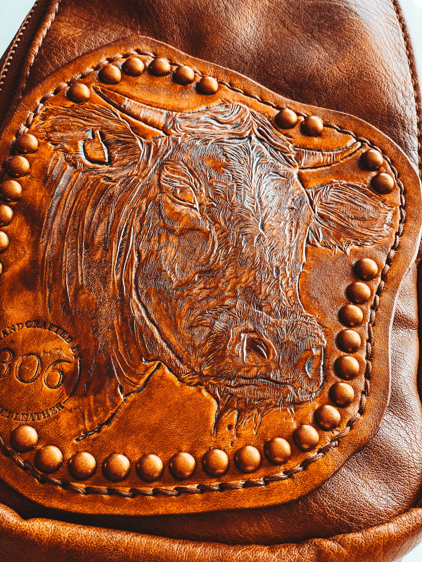 Small Sling Bag - Cow Brown