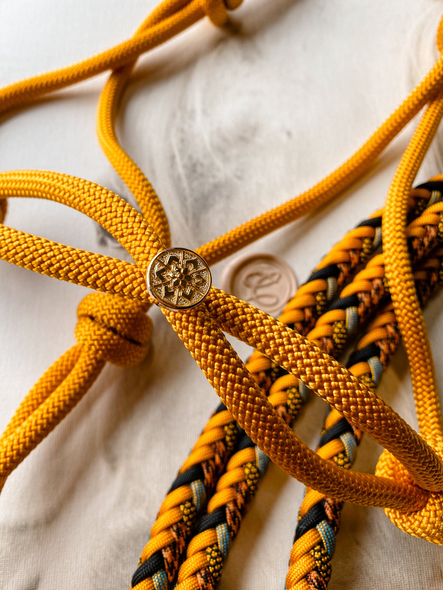 LUXE Buttersilk Halter-Goldenrod