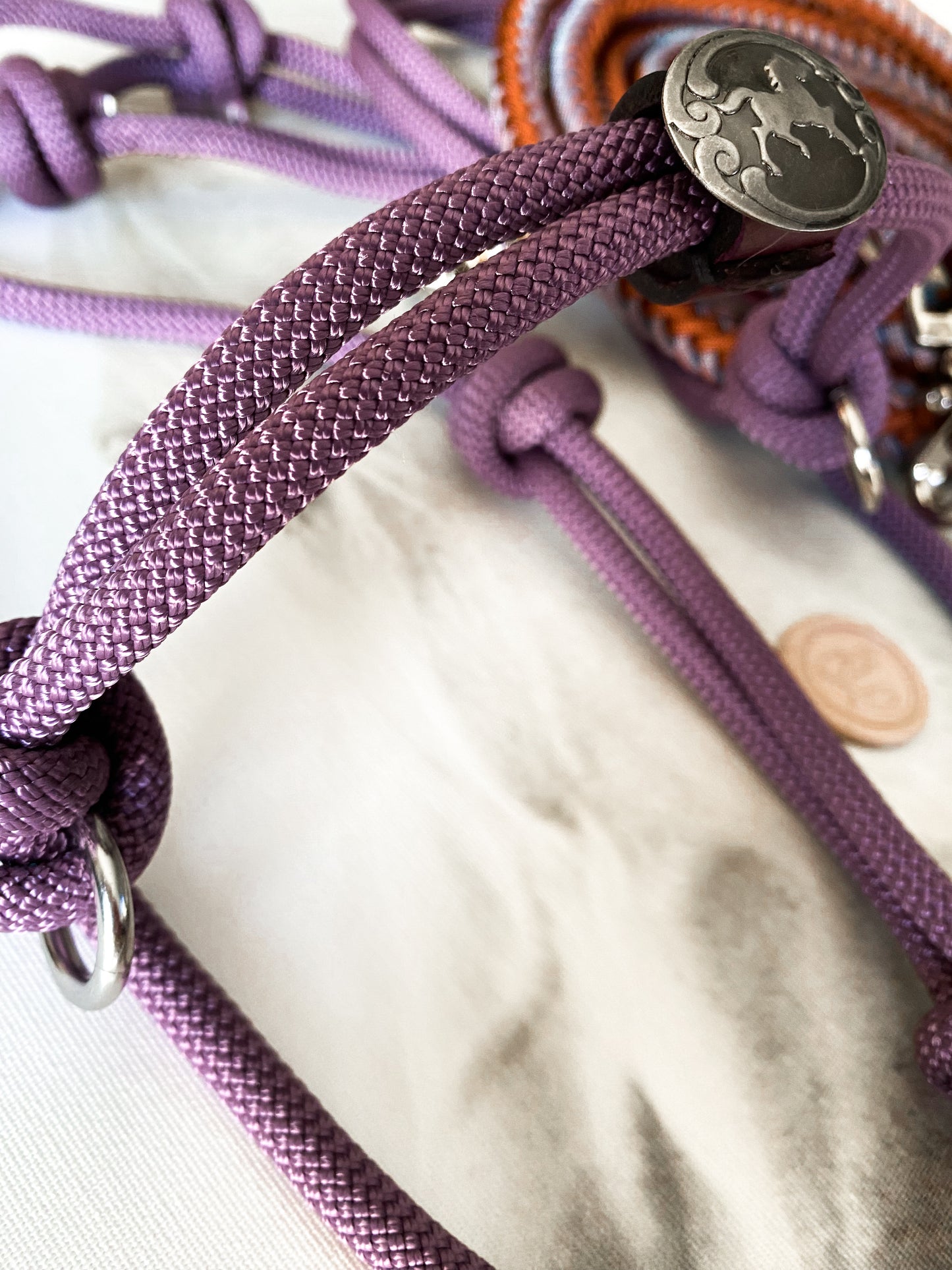 LUXE Buttersilk BITLESS Halter-Mauve