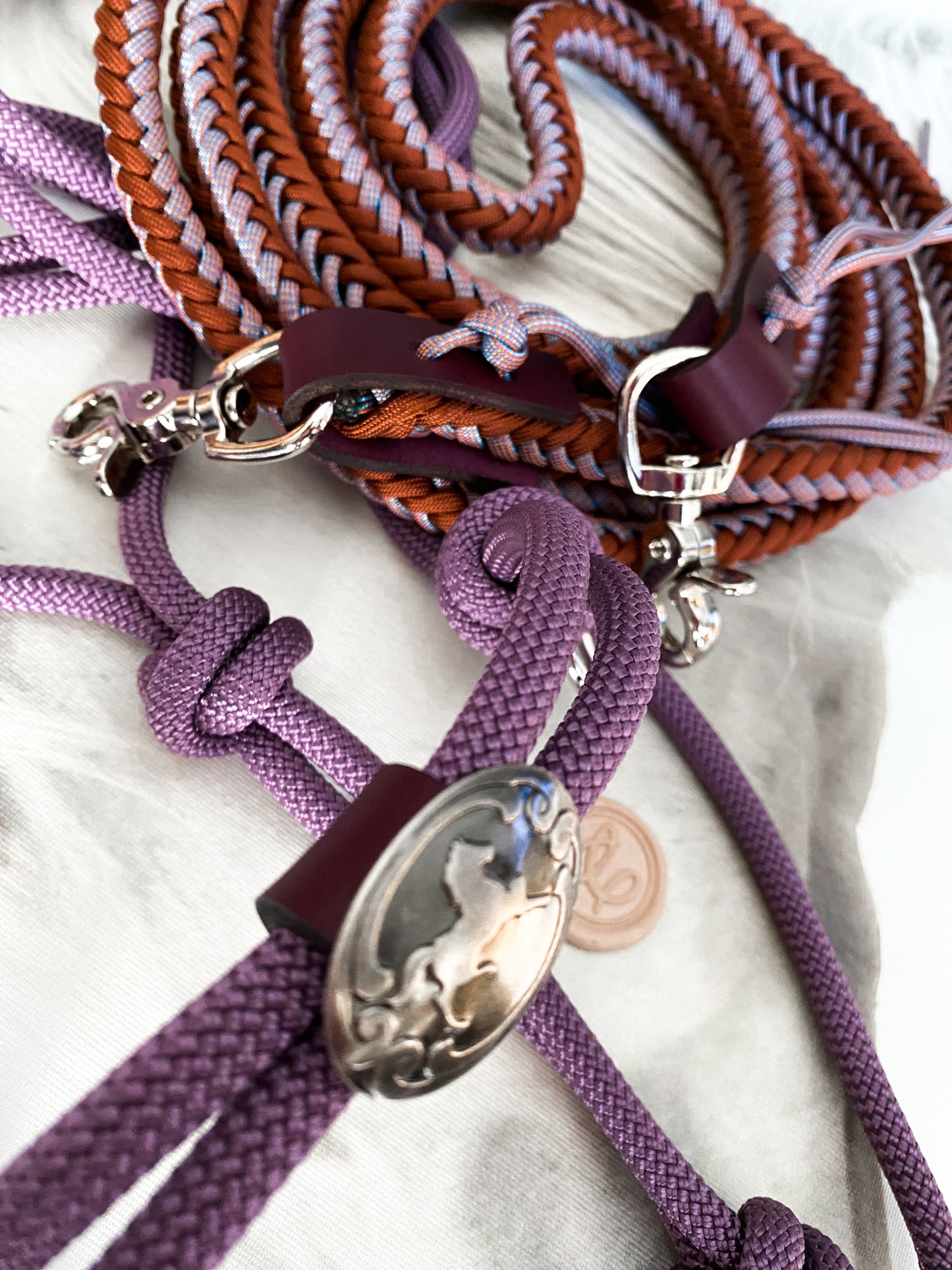 LUXE Buttersilk BITLESS Halter-Mauve