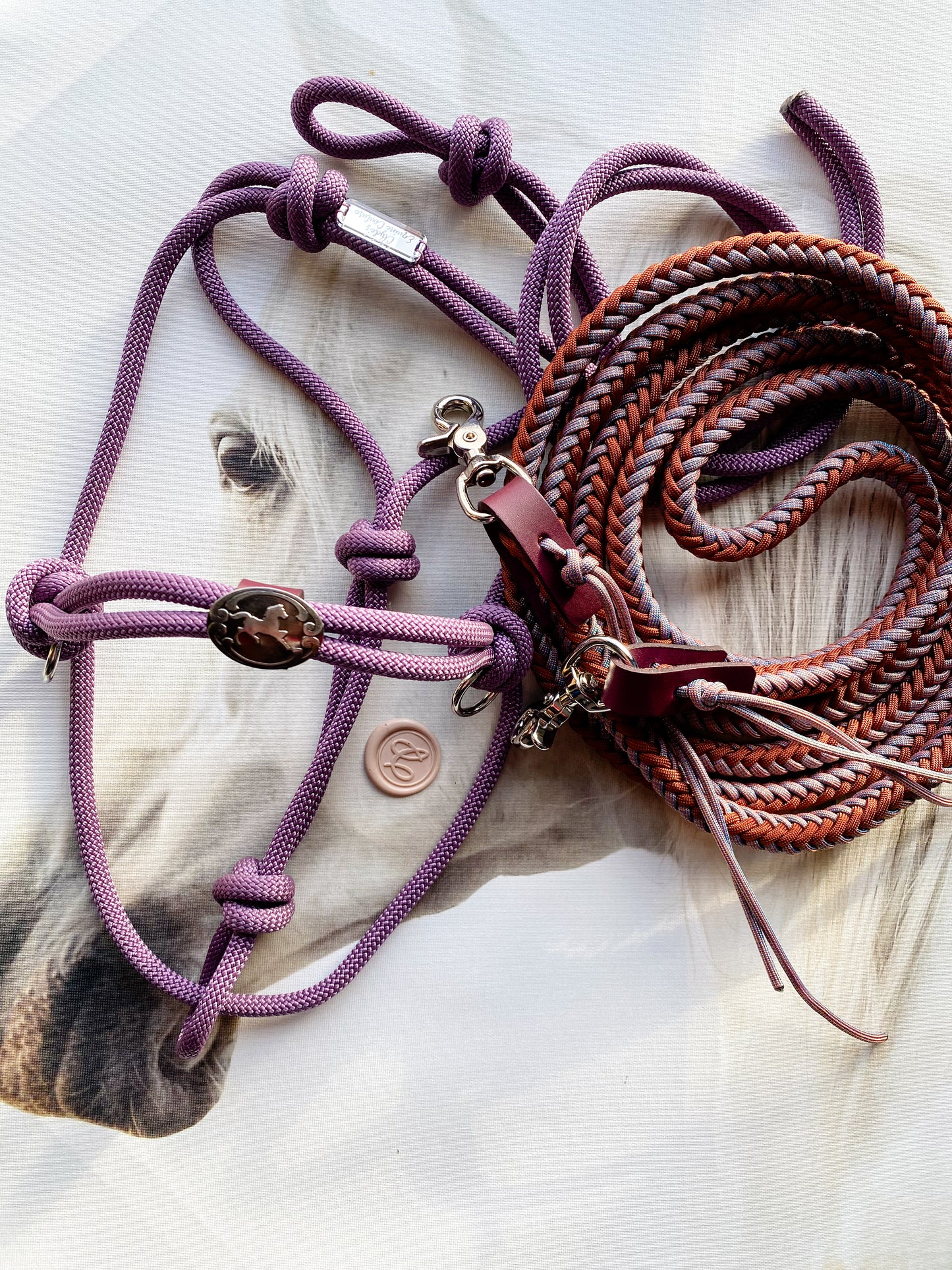 LUXE Buttersilk BITLESS Halter-Mauve