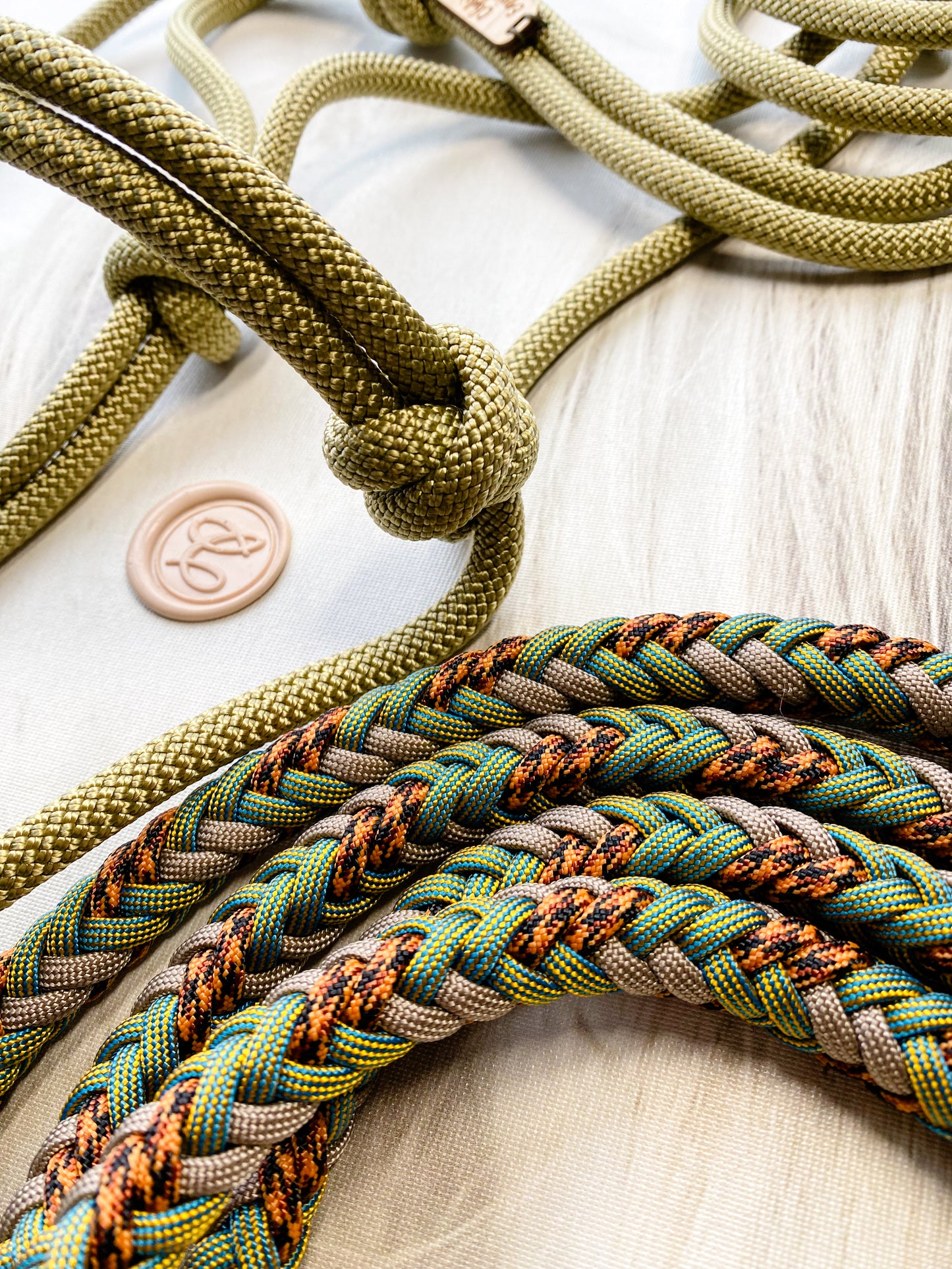 LUXE Buttersilk Halter-Moss