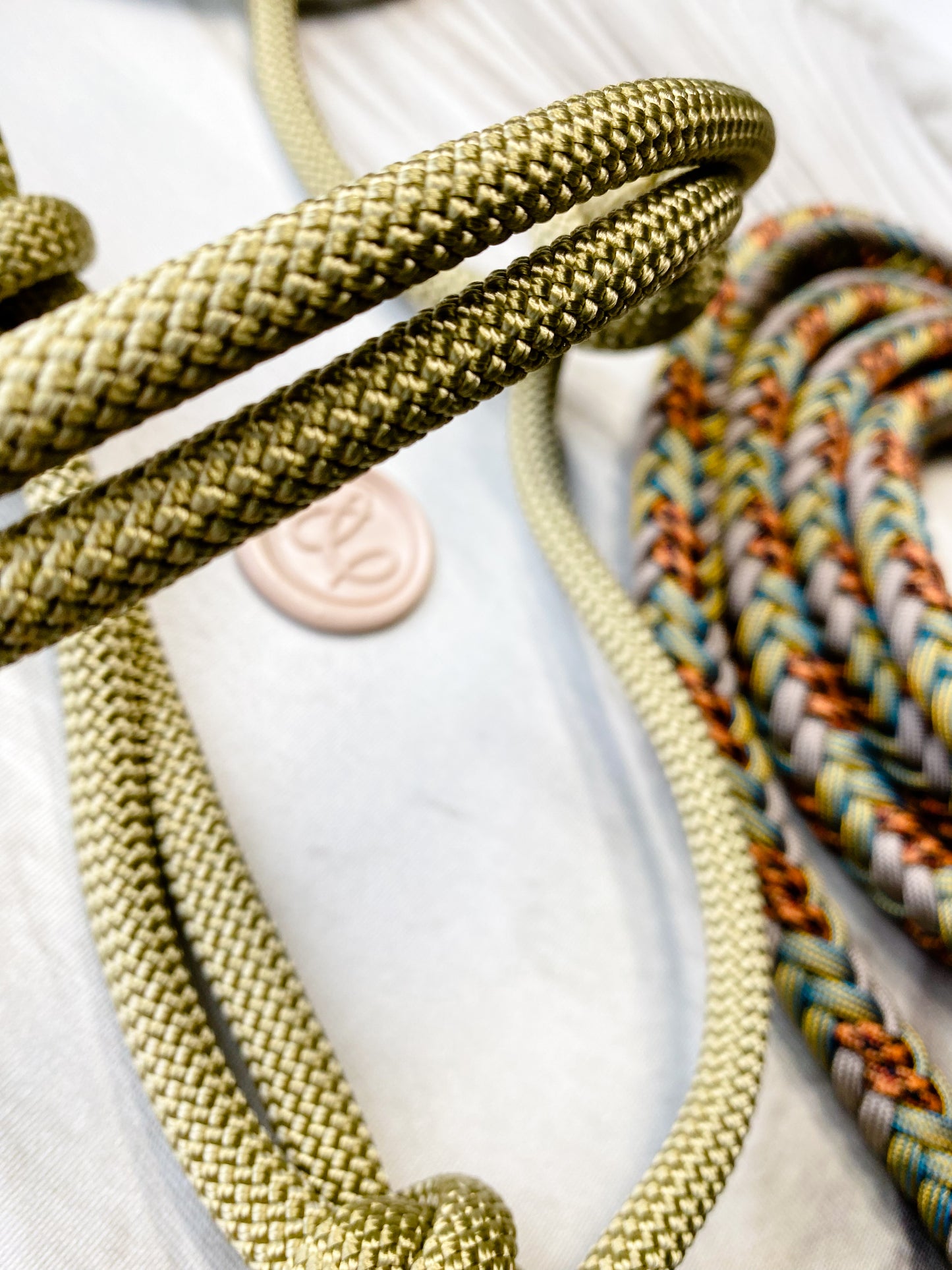 LUXE Buttersilk Halter-Moss