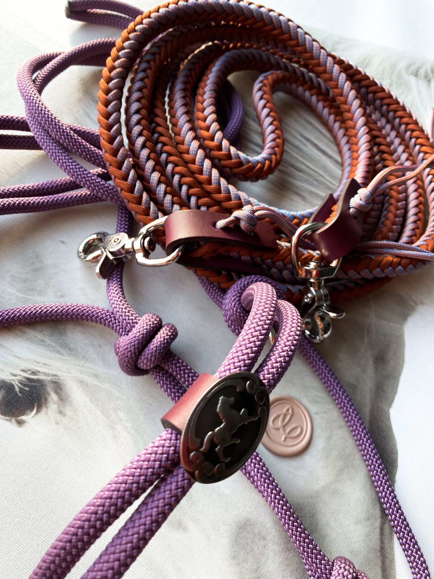 LUXE Buttersilk BITLESS Halter-Mauve