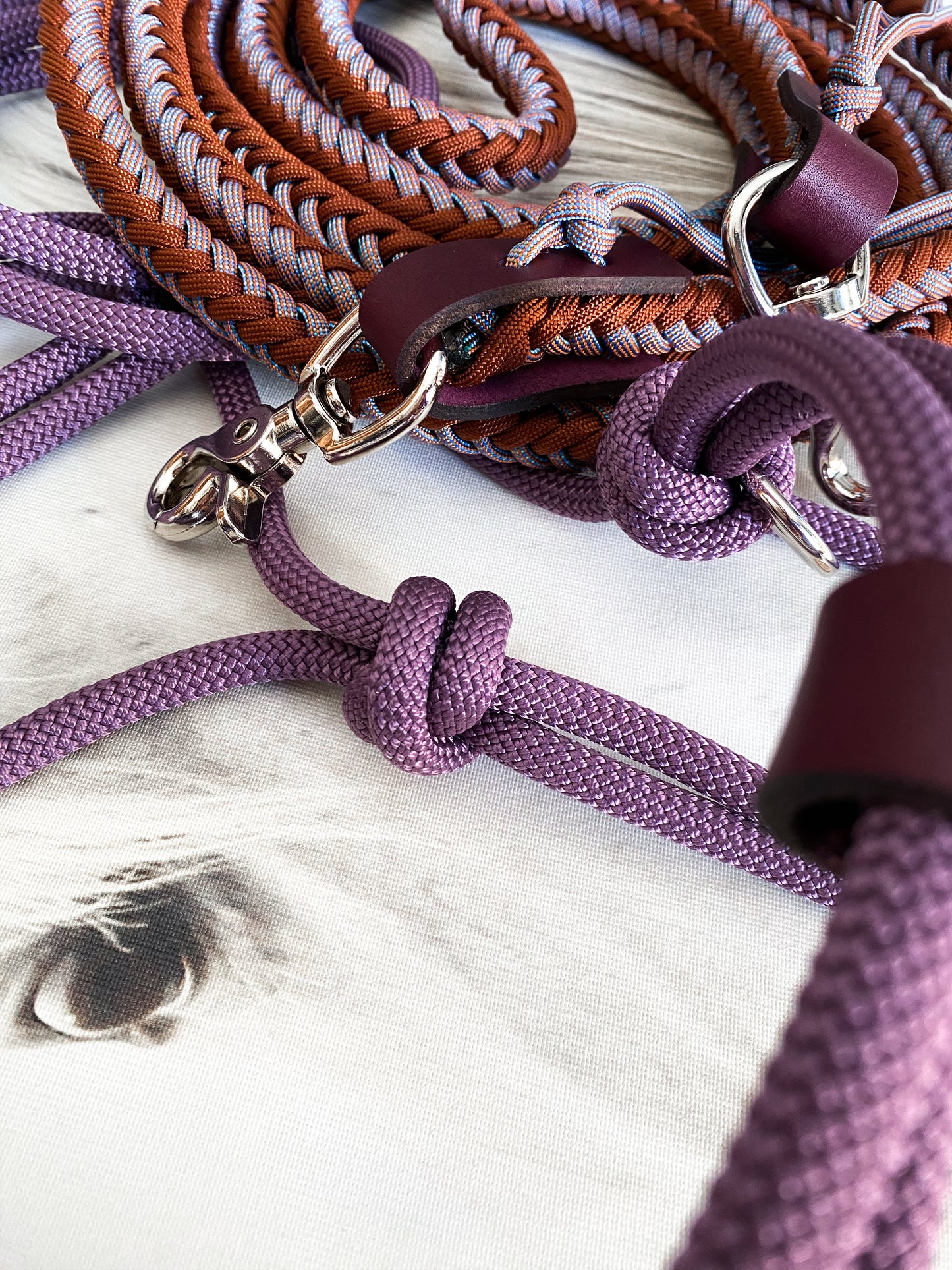 LUXE Buttersilk BITLESS Halter-Mauve