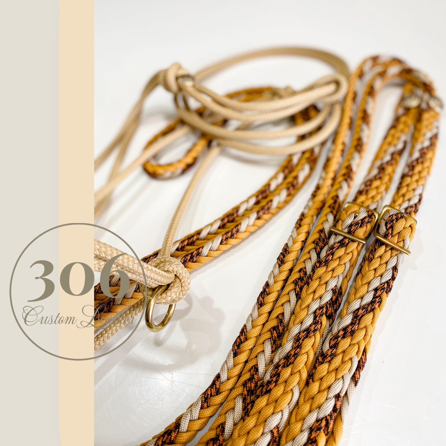 Classic wheat Bitless Set