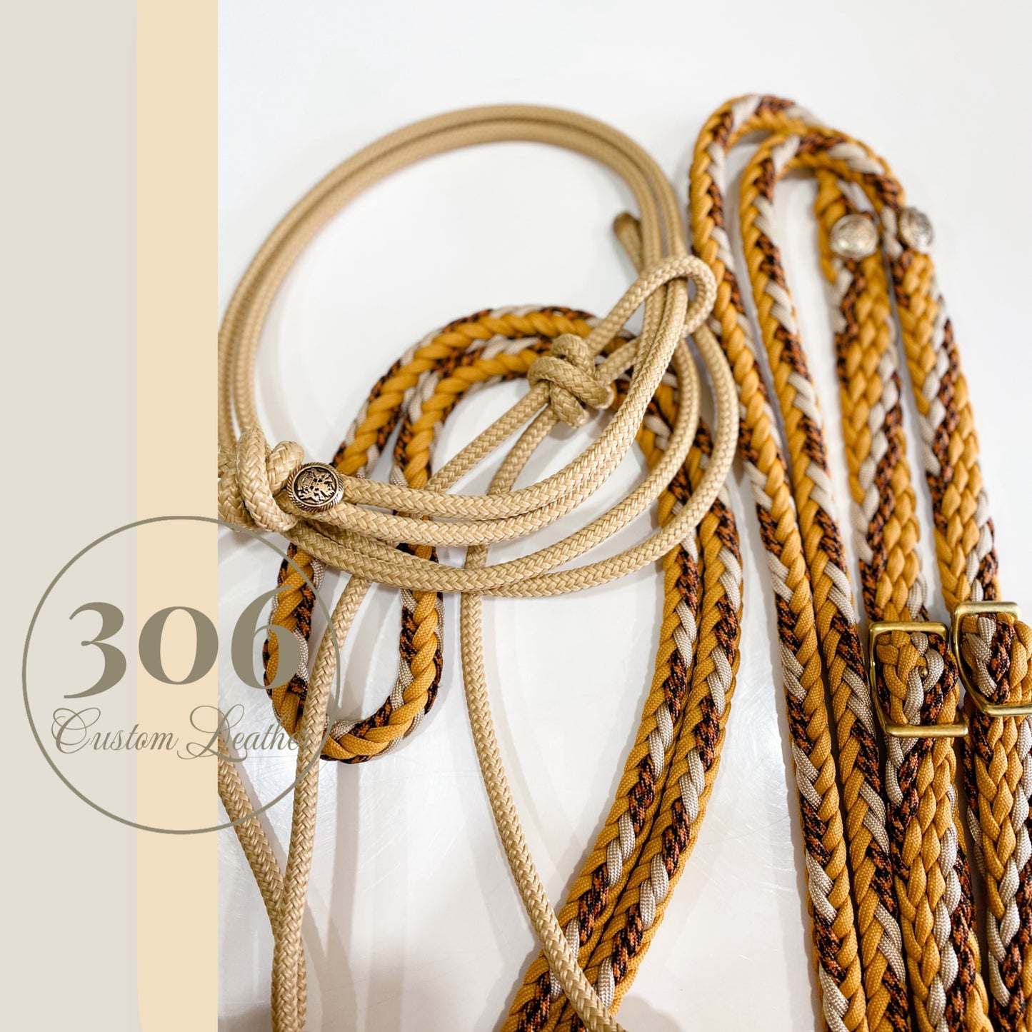 Classic wheat Bitless Set